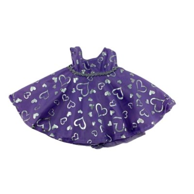 Purple and Silver Dress